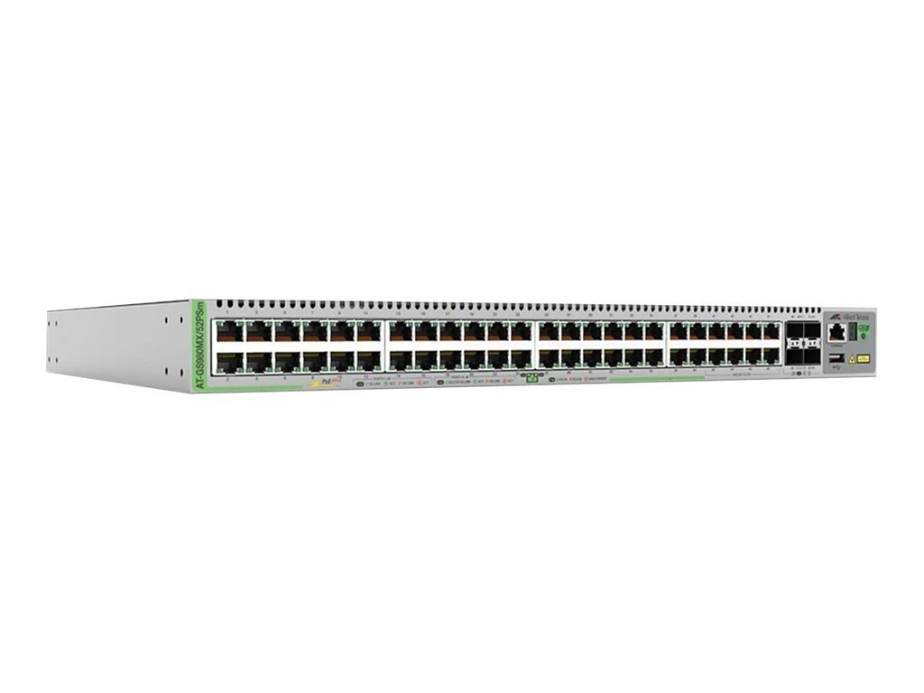 Allied Telesis AT-GS980MX/52PSM-50 Managed L3 PoE