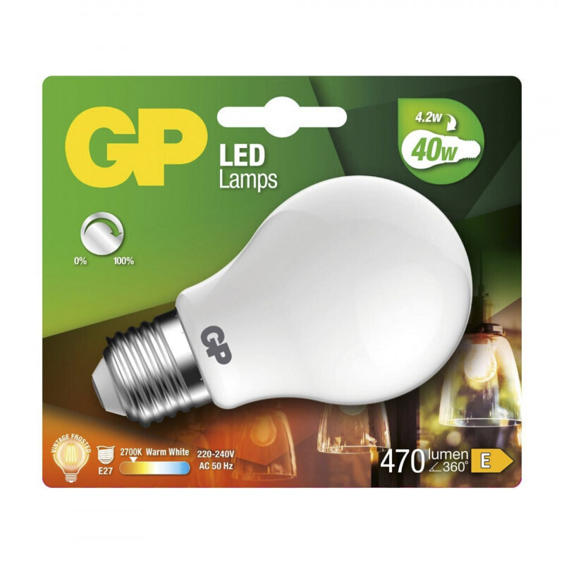 GP Batteries 078227 Λάμπα LED Dimmable 7W για Ντουί E27 Θερμό Λευκό - Image 3