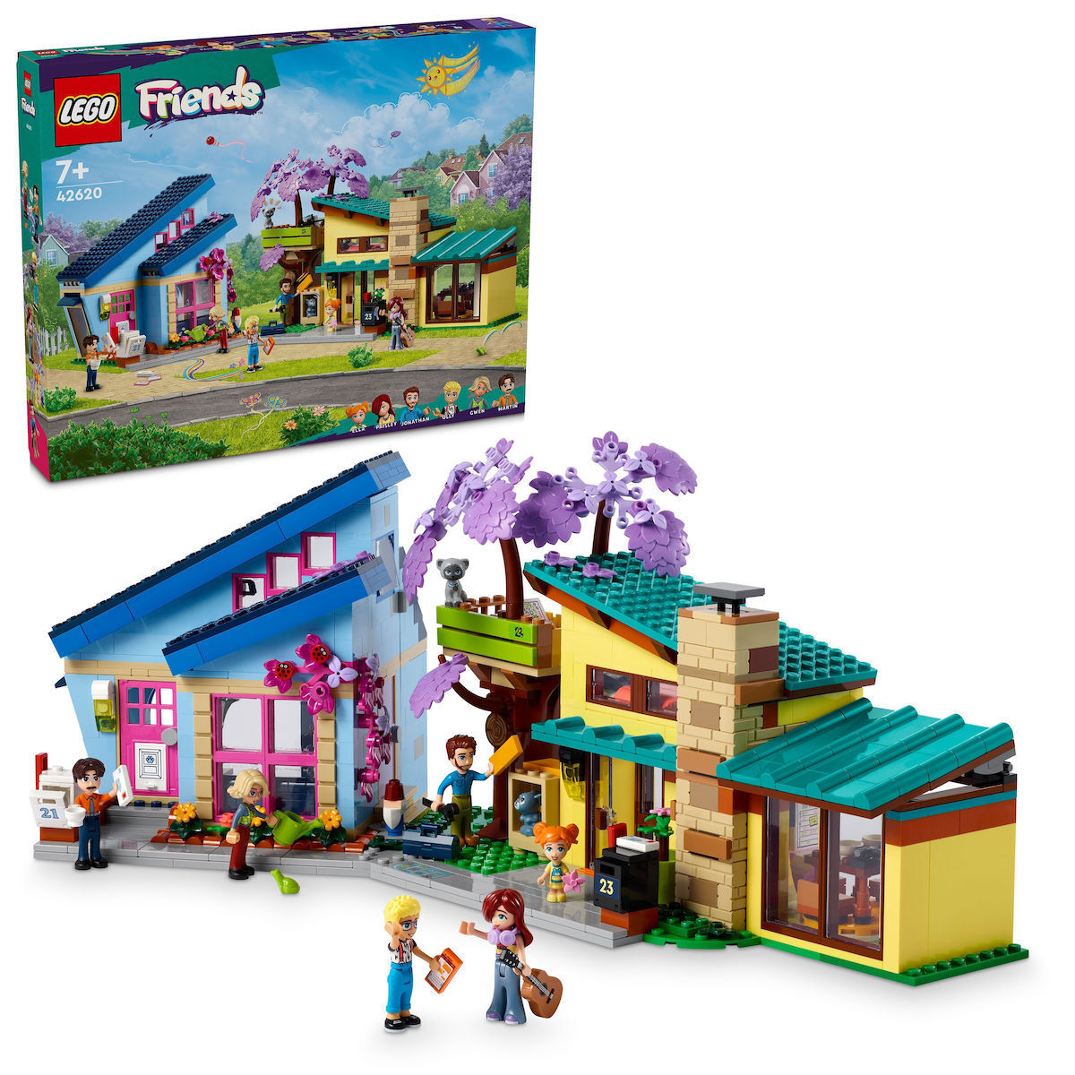 Lego Friends Olly And Paisley's Family Houses για 7+ Ετών