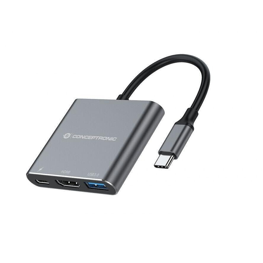 Conceptronic USB-C Docking Station με HDMI 4K PD (DONN18G)