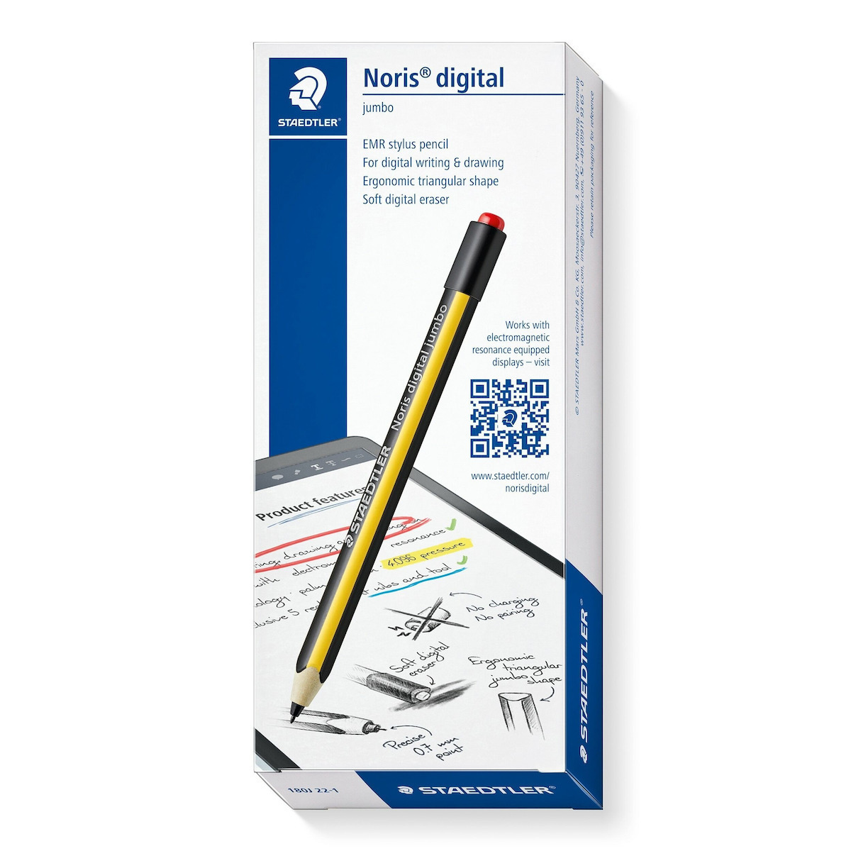 Staedtler Noris Digital Jumbo Black, Yellow - Image 4