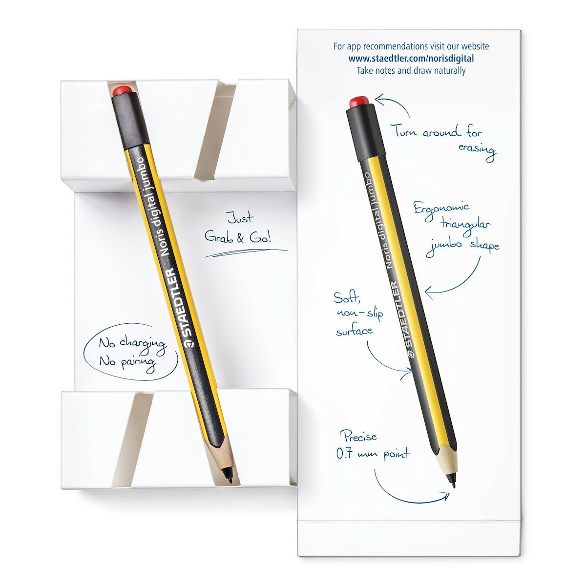 Staedtler Noris Digital Jumbo Black, Yellow - Image 6