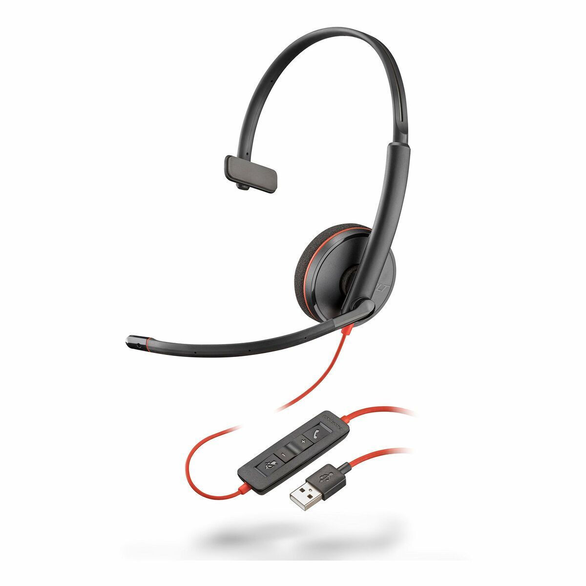 Plantronics Blackwire 3210 Multimedia Ακουστικά με μικρόφωνο και σύνδεση USB-A