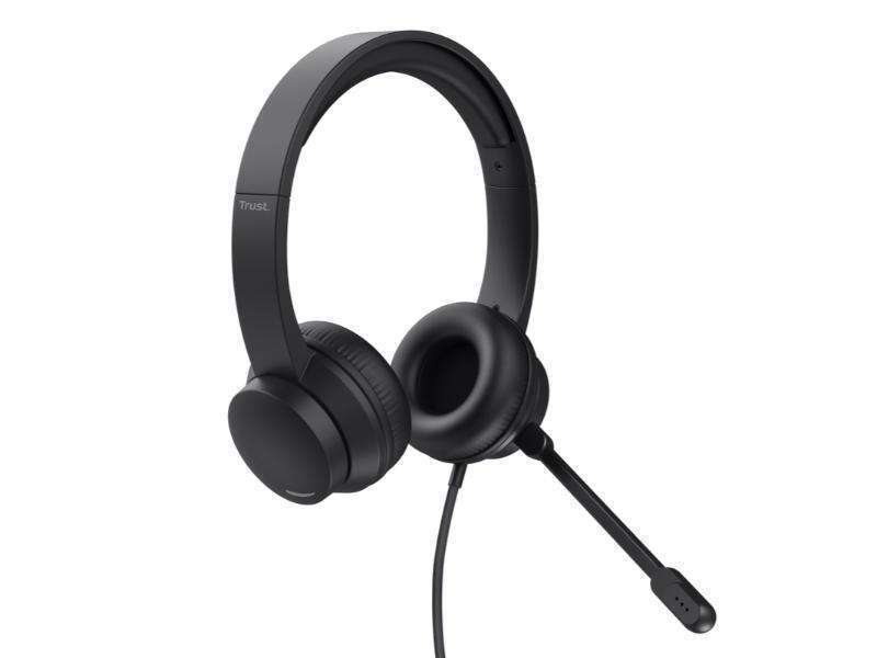 Trust Ayda On Ear Multimedia Ακουστικά με μικρόφωνο και σύνδεση USB-A