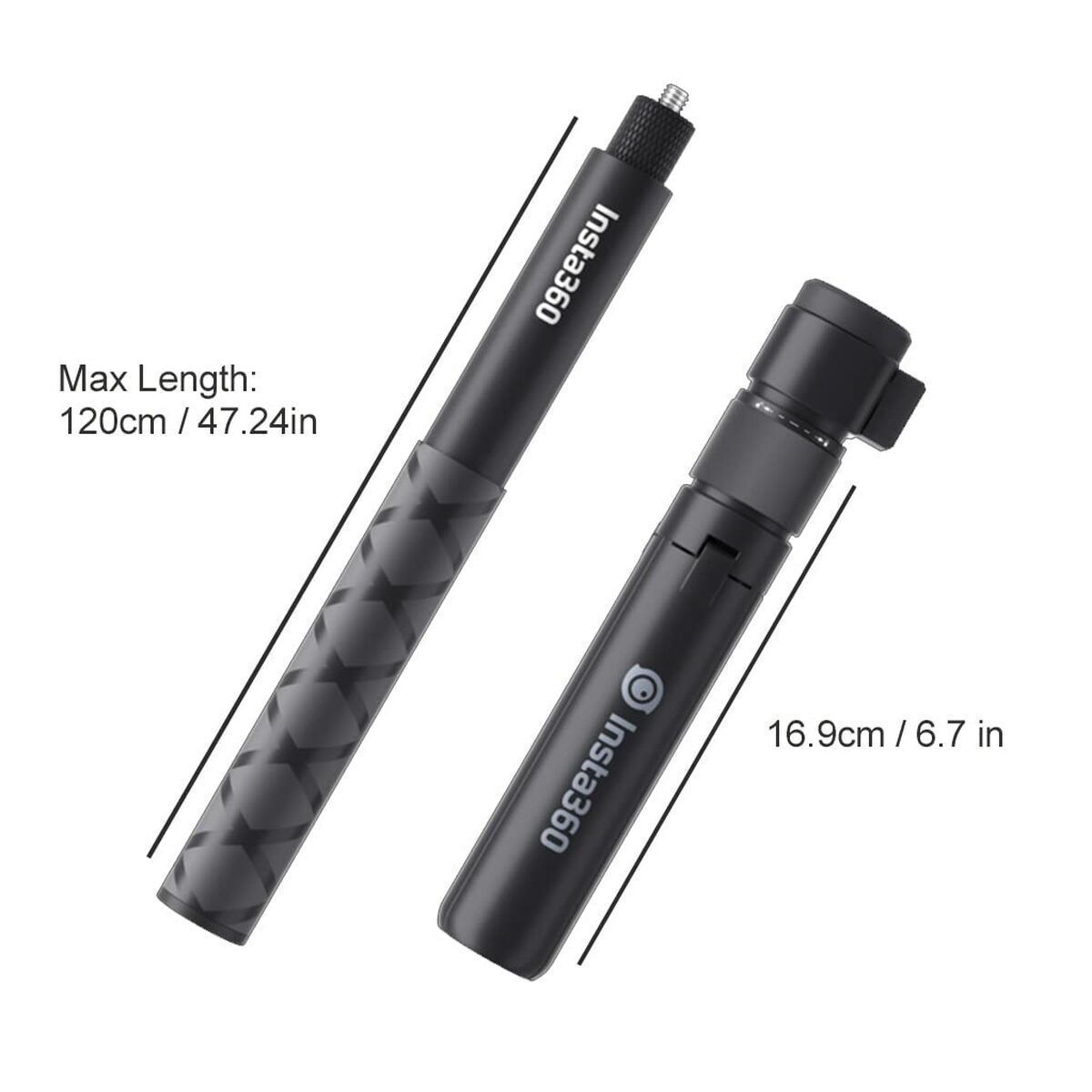 Insta360 Selfie Stick & Handle Bullet-Time Bundle One / One X για Action Cameras Insta360 - Image 3