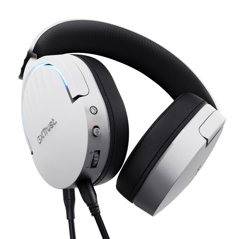 Trust GXT490 Fayzo Over Ear Gaming Headset με σύνδεση USB Λευκό - Image 3