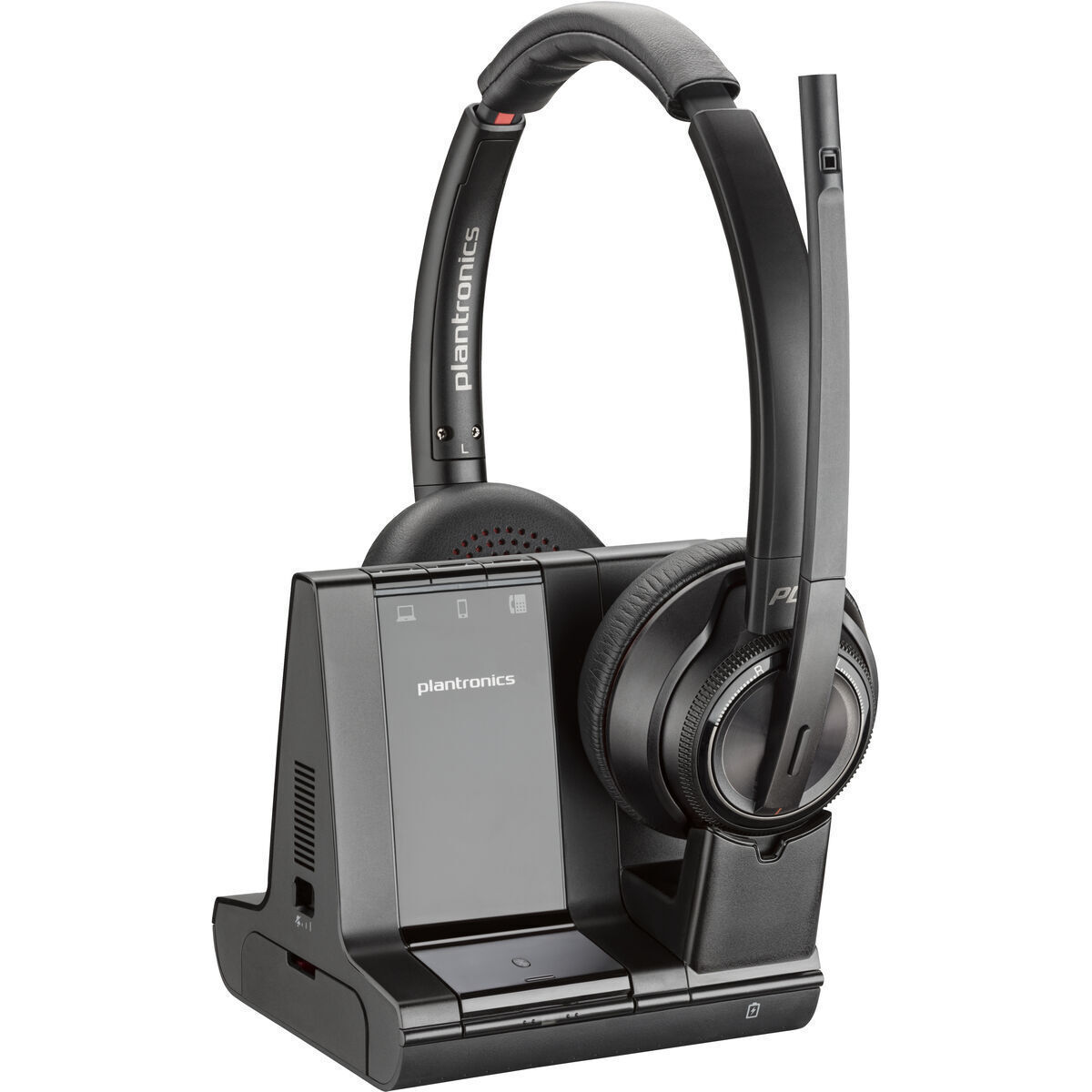 Poly Savi 8200 UC Ασύρματα On Ear Multimedia Ακουστικά με μικρόφωνο και σύνδεση Bluetooth