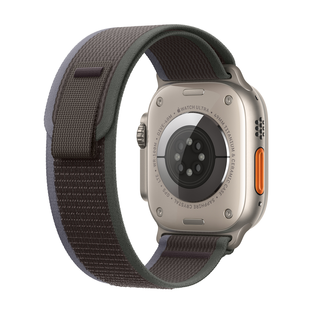 Apple Watch Ultra 2 Titanium 49mm Αδιάβροχο με eSIM και Παλμογράφο (Blue/Black Trail Loop - S/M) - Image 2