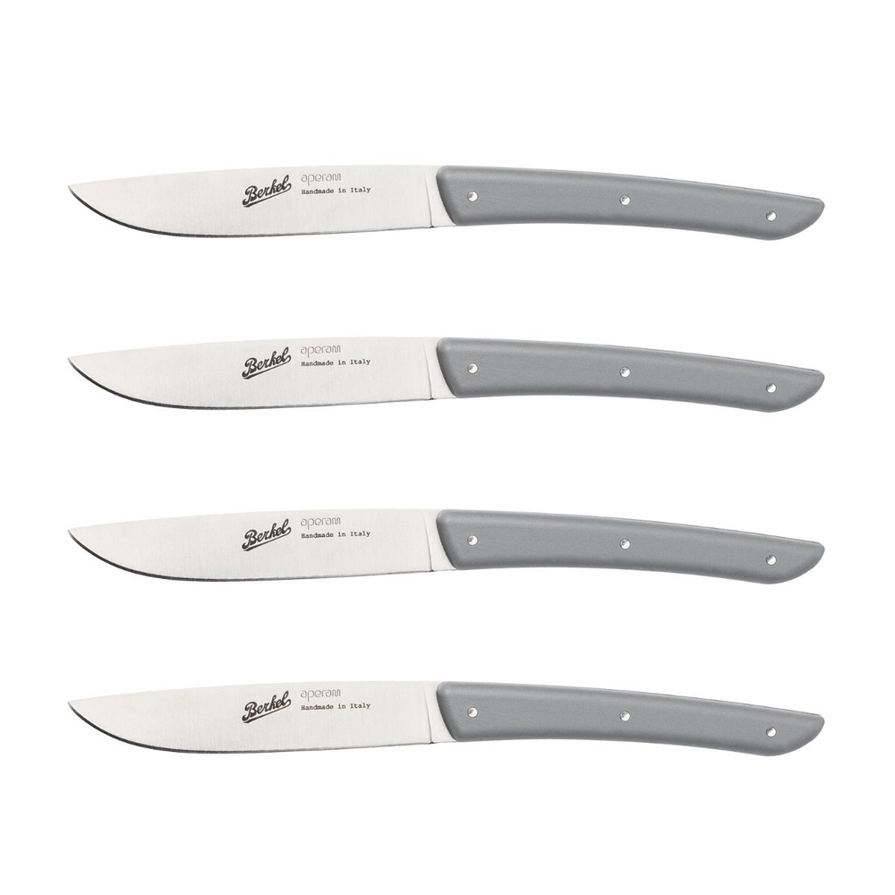 Berkel Μαχαίρια Steak από Ανοξείδωτο Ατσάλι 11cm KCO4SW11SRGBL 4τμχ