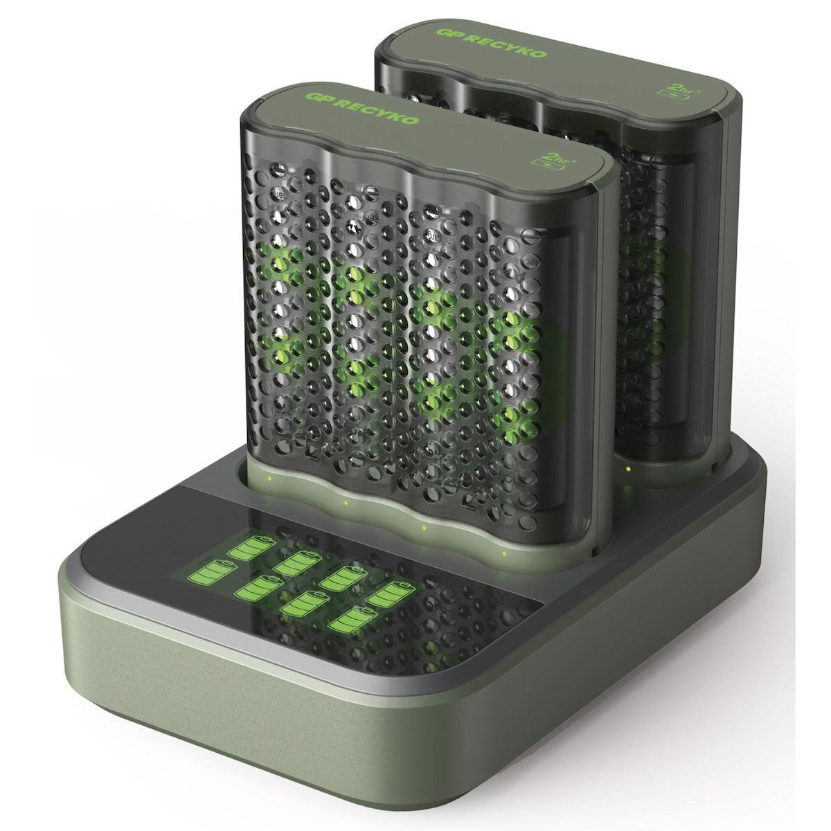 GP Batteries ReCyko M452 Φορτιστής 8 Μπαταριών Ni-MH Μεγέθους AA