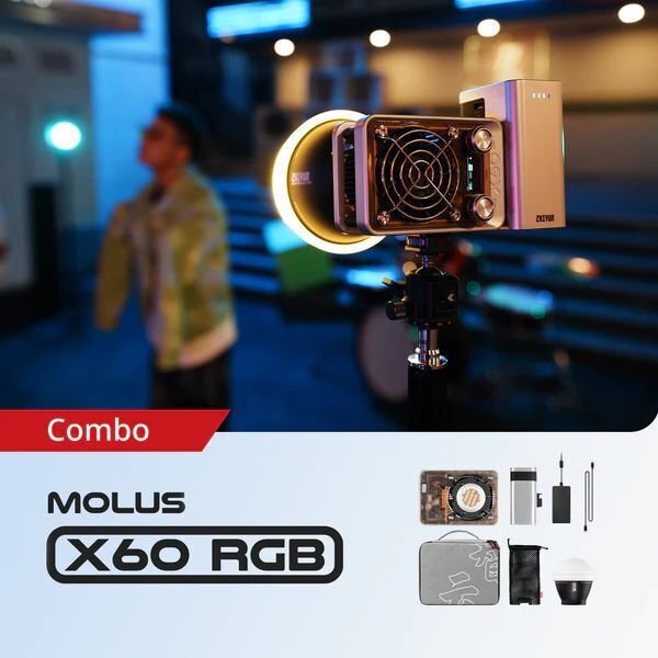 Zhiyun Molus Kit Φωτισμού Daylight 6500K 60W με Φωτεινότητα LUX 2010 Lux C040049EUR6 - Image 5