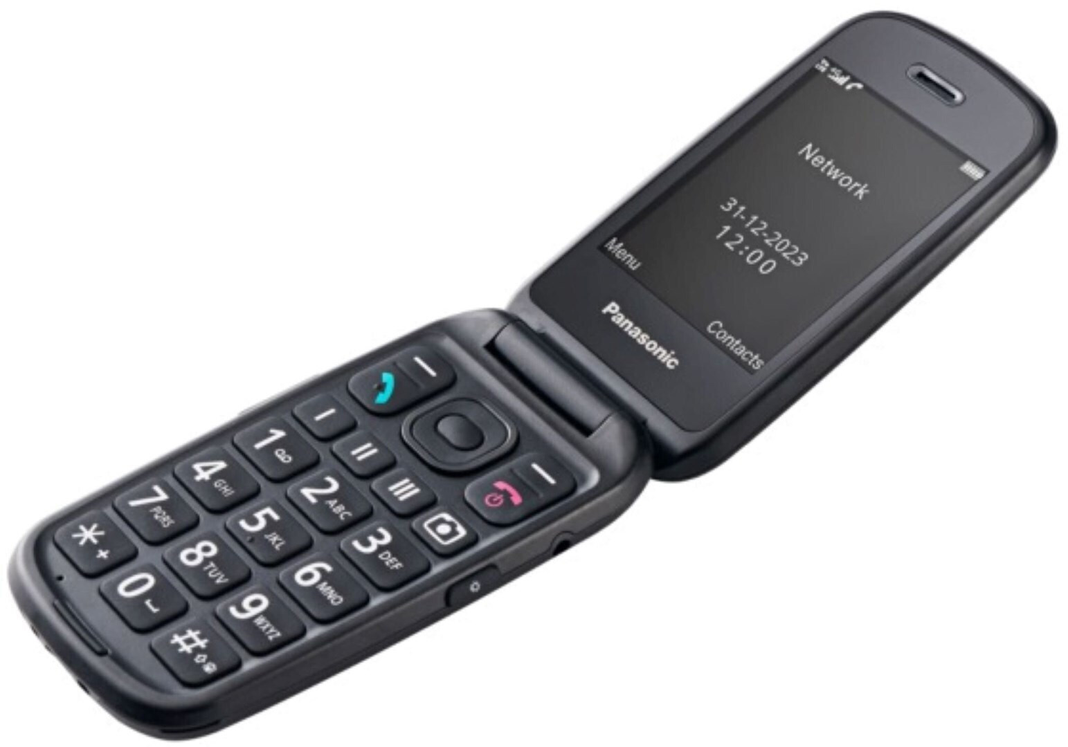 Panasonic KX-TU550 Single SIM Ανθεκτικό Κινητό Μαύρο - Image 5