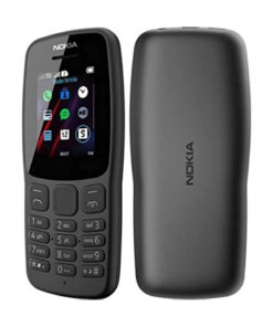 Nokia 106 (2018) Dual SIM Κινητό με Κουμπιά (Αγγλικό) Μαύρο