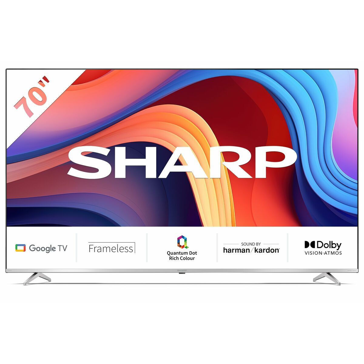 Sharp Smart Τηλεόραση 70" 4K UHD QLED 70GP6260E HDR (2023)