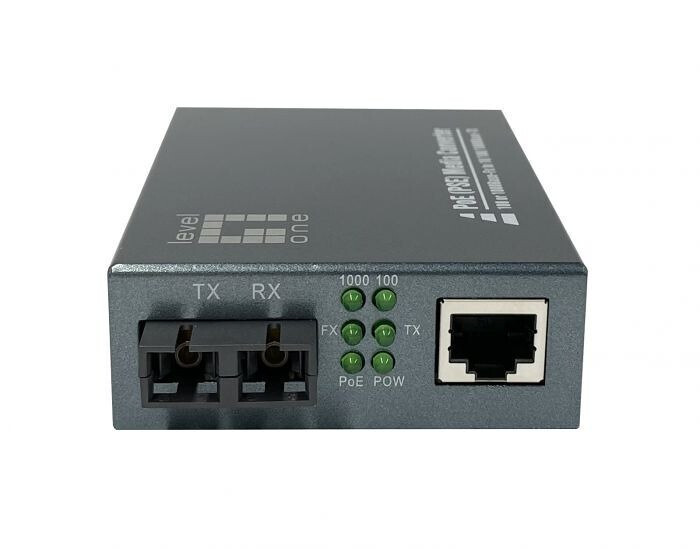 Αξεσουάρ Δικτύου Levelone Gvt-2013 10 100 1000t>rj45 To Sc Mm Pse