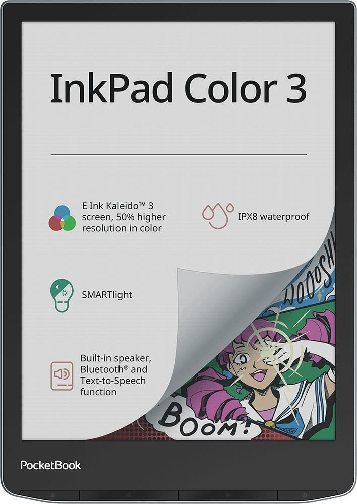 Pocketbook InkPad Color 3 με Οθόνη Αφής 7.8" (32GB) Μαύρο