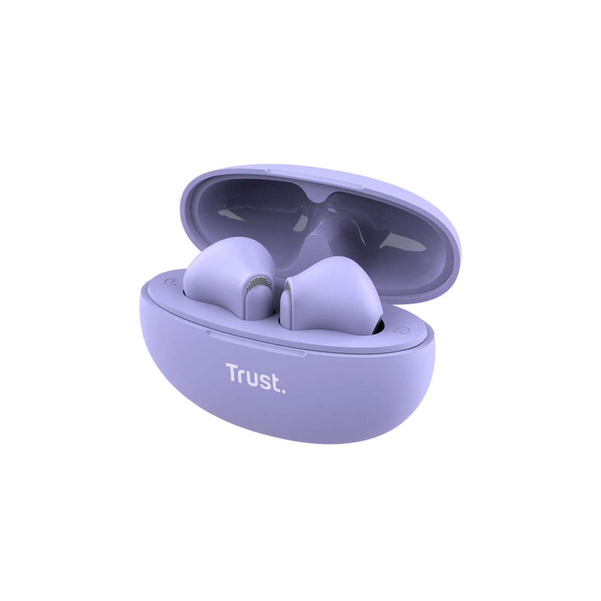 Trust Yavi Earbud Bluetooth Handsfree Ακουστικά με Θήκη Φόρτισης Μωβ - Image 2