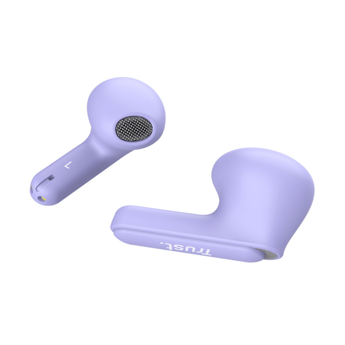 Trust Yavi Earbud Bluetooth Handsfree Ακουστικά με Θήκη Φόρτισης Μωβ - Image 3
