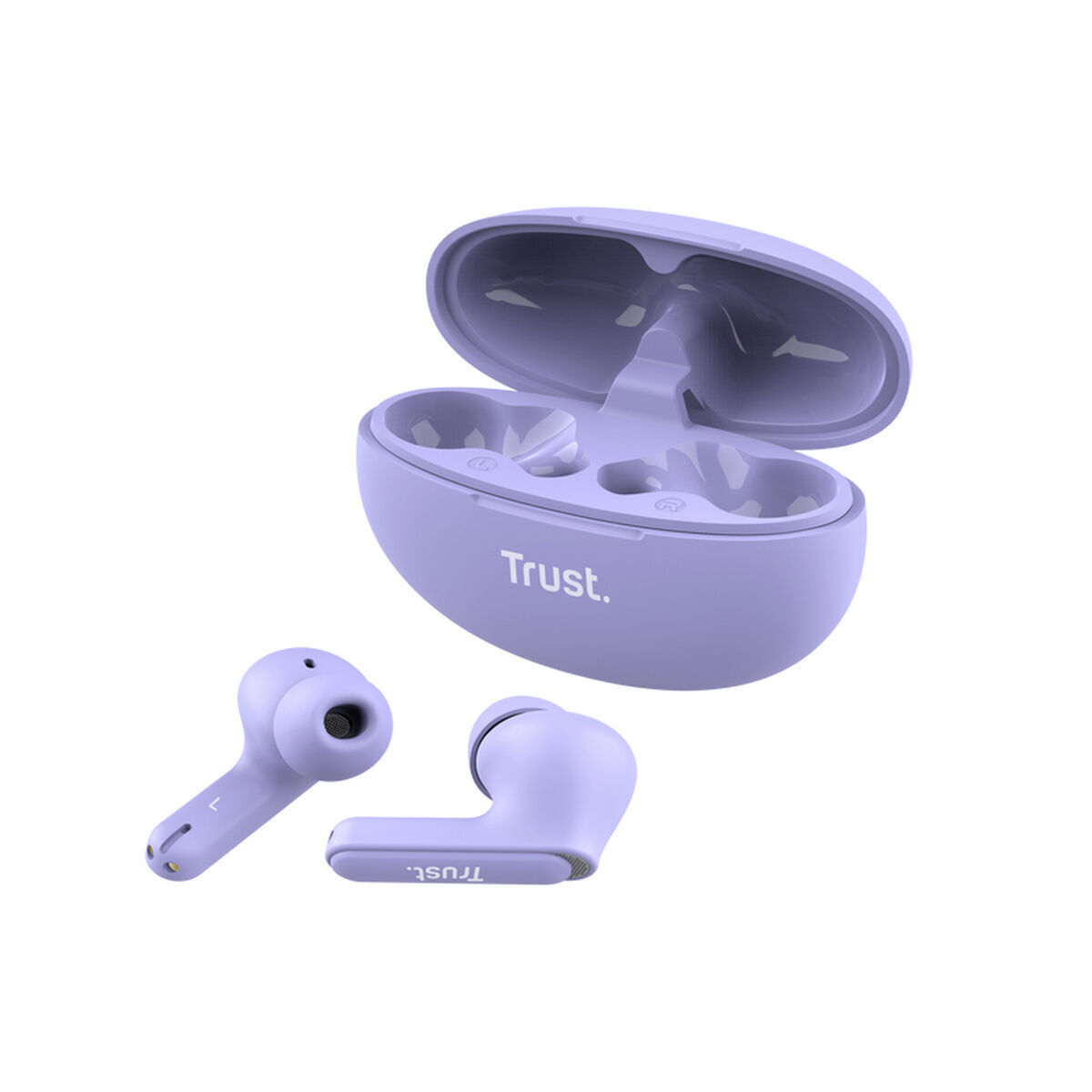 Trust Yavi In-ear Bluetooth Handsfree Ακουστικά με Θήκη Φόρτισης Μωβ - Image 3