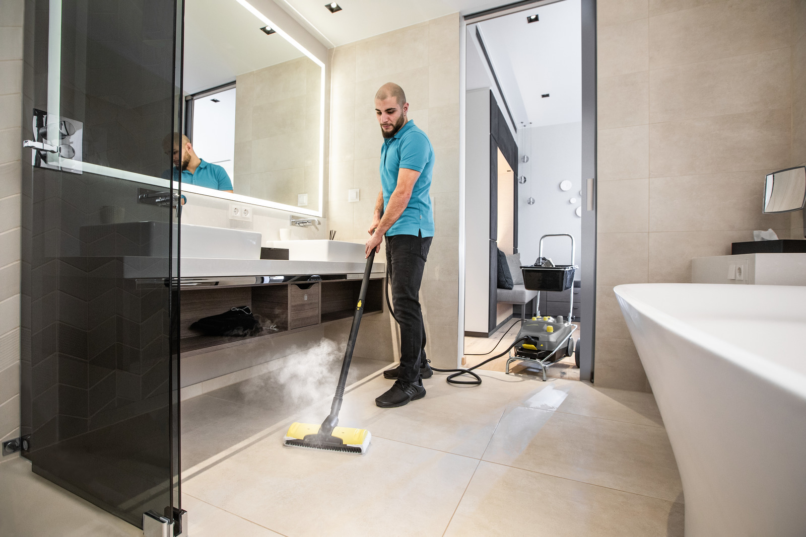 Karcher SG 4/4 Ατμοκαθαριστής Πίεσης 4bar με Ρόδες - Image 9