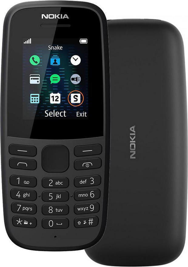 Nokia 105 (2019) Dual SIM Κινητό με Κουμπιά (Ελληνικό Μενού) Μαύρο - Image 3