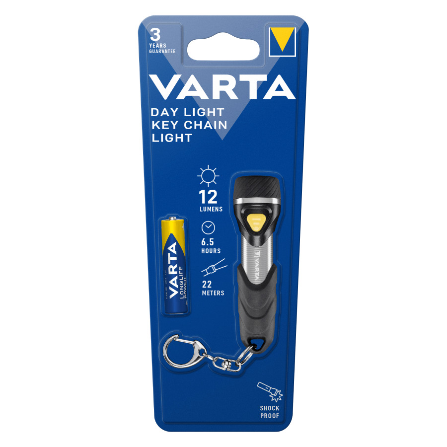 Varta Επαναφορτιζόμενος Φακός Μπρελόκ LED 12lm