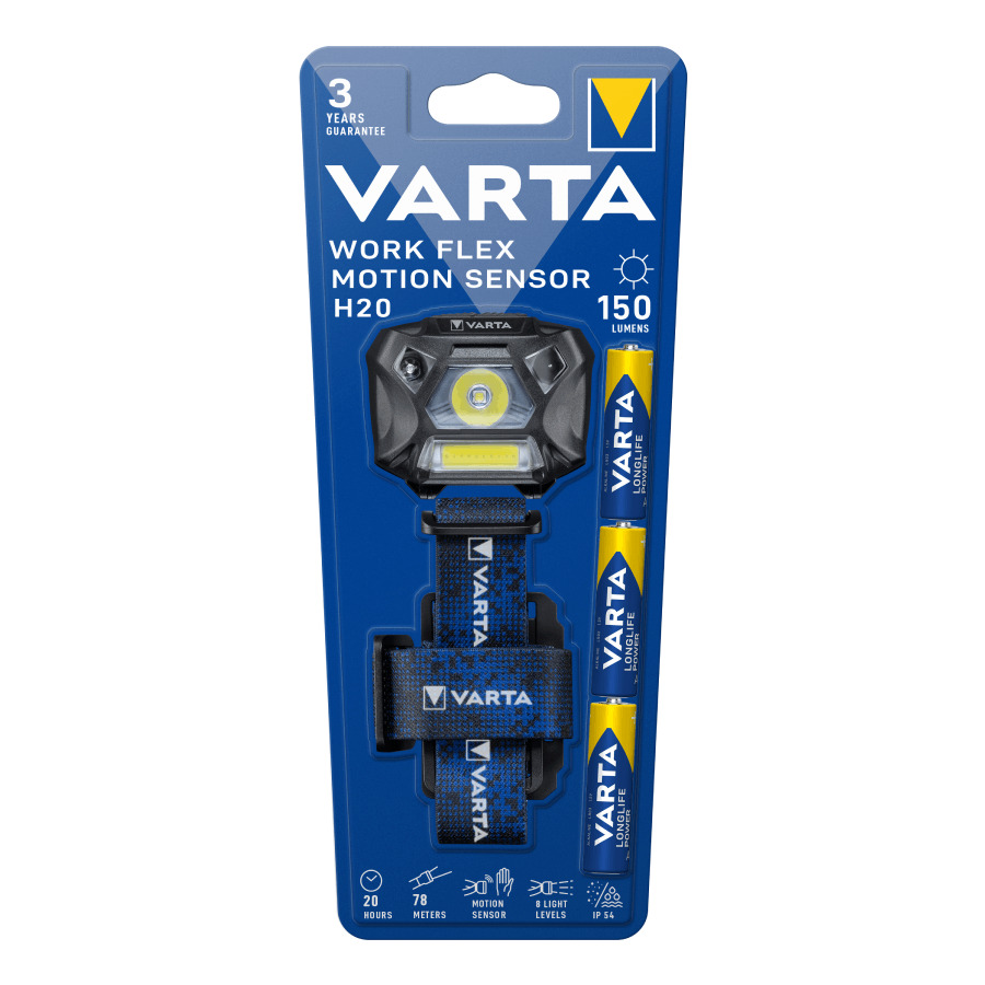 Varta Στεγανός Φακός Κεφαλής LED 150lm