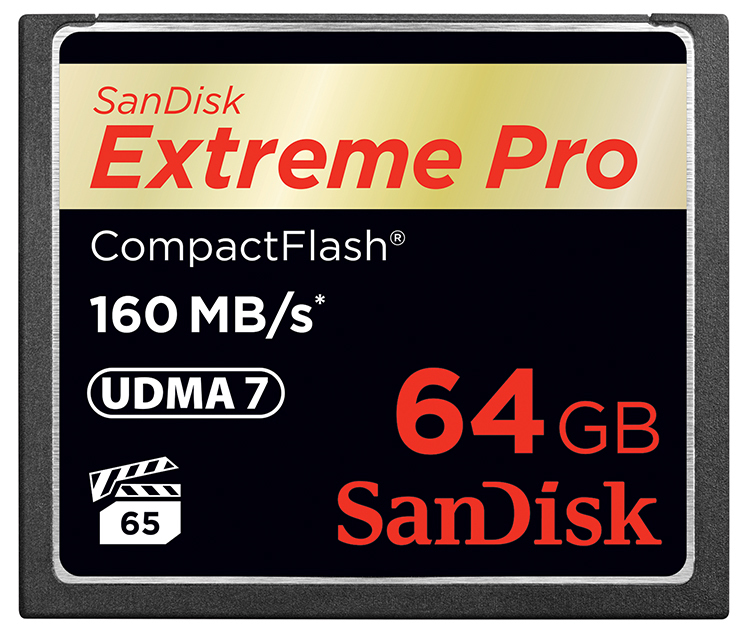 Sandisk Extreme Pro CompactFlash 64GB