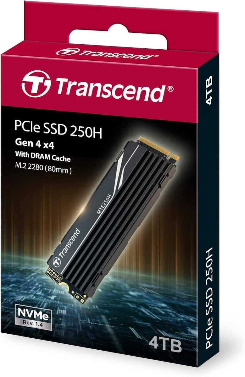 Transcend MTE250H SSD 4TB M.2 NVMe PCI Express 4.0 TS4TMTE250H - Image 6