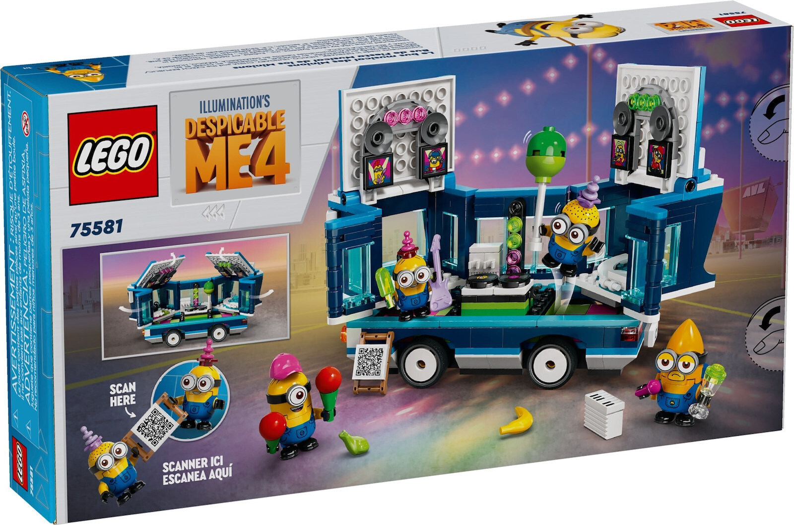 Lego Minions Music Party Bus για 7+ Ετών 379τμχ