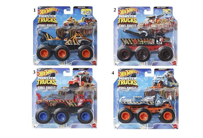Hot Wheels Φορτηγό Monster Truks για 3+ Ετών (Διάφορα Σχέδια) 1τμχ