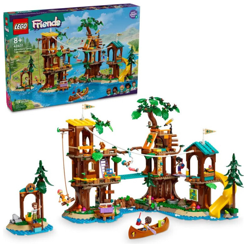 Lego Friends Adventure Camp Tree House για 8+ Ετών 1.128τμχ