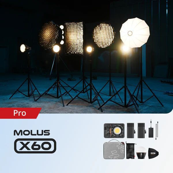 Zhiyun Molus LED Daylight 60W με Φωτεινότητα LUX 2680 Lux - Image 6