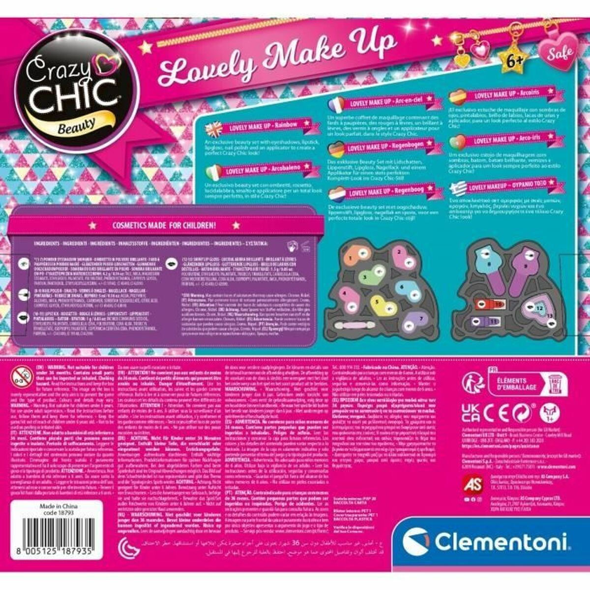 Clementoni Crazy Chic Παιδικό Μακιγιάζ - Image 6