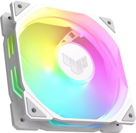 Asus TUF Gaming TR120 ARGB Case Fan με Σύνδεση 4-Pin PWM Λευκό