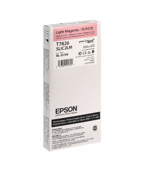 Epson T 7826N Γνήσιο Μελάνι Εκτυπωτή InkJet Ανοιχτό Ματζέντα / Ματζέντα (C13T78260N)