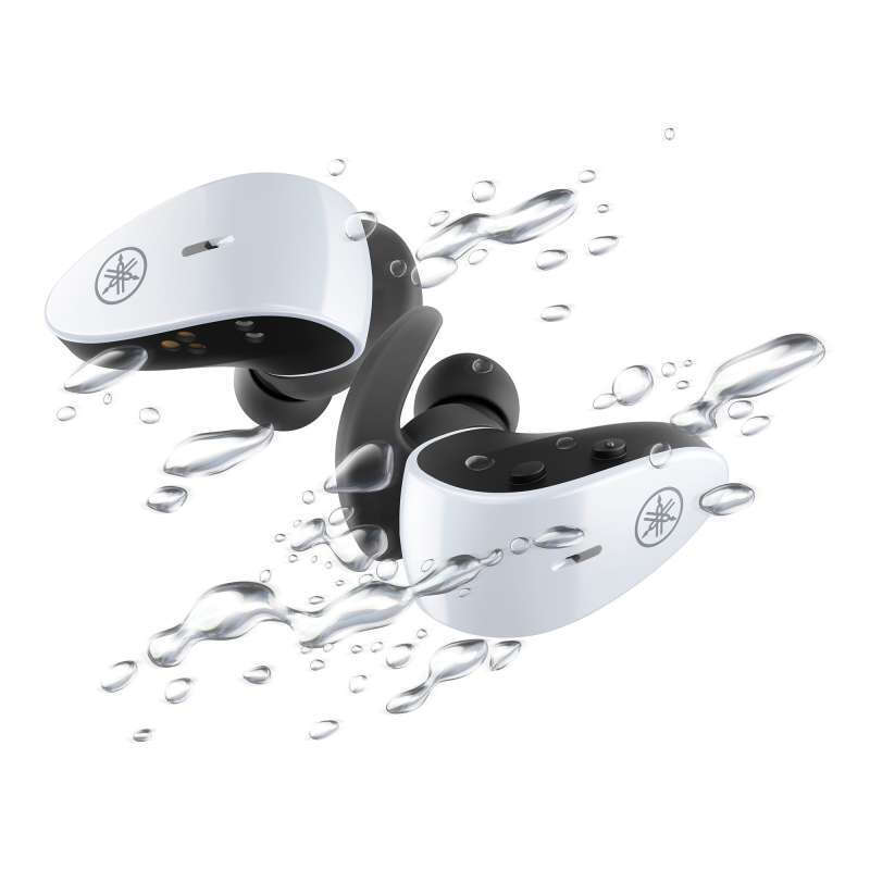 Yamaha TW-ES5A In-ear Bluetooth Handsfree Ακουστικά με Αντοχή στον Ιδρώτα και Θήκη Φόρτισης Λευκά - Image 3