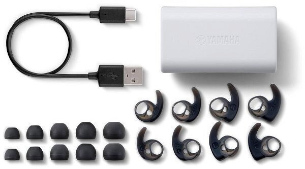 Yamaha TW-ES5A In-ear Bluetooth Handsfree Ακουστικά με Αντοχή στον Ιδρώτα και Θήκη Φόρτισης Λευκά - Image 6