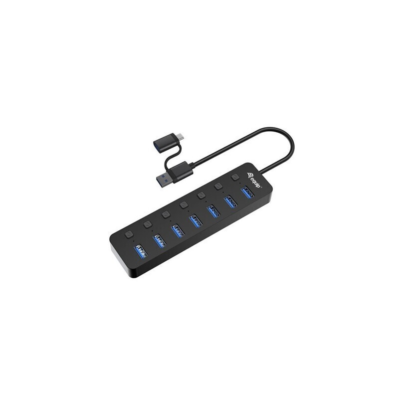 Equip USB 3.0 Hub 7 Θυρών με σύνδεση USB-A / USB-C - Image 2