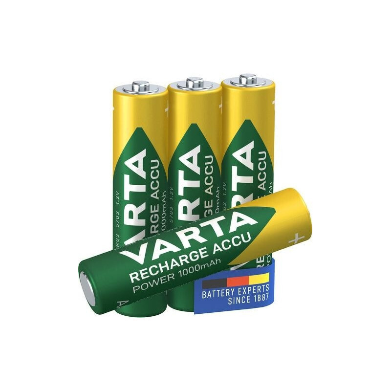 Varta Rechargeable Accu AAA 1000mAh 1.2V 4τμχ - Image 4