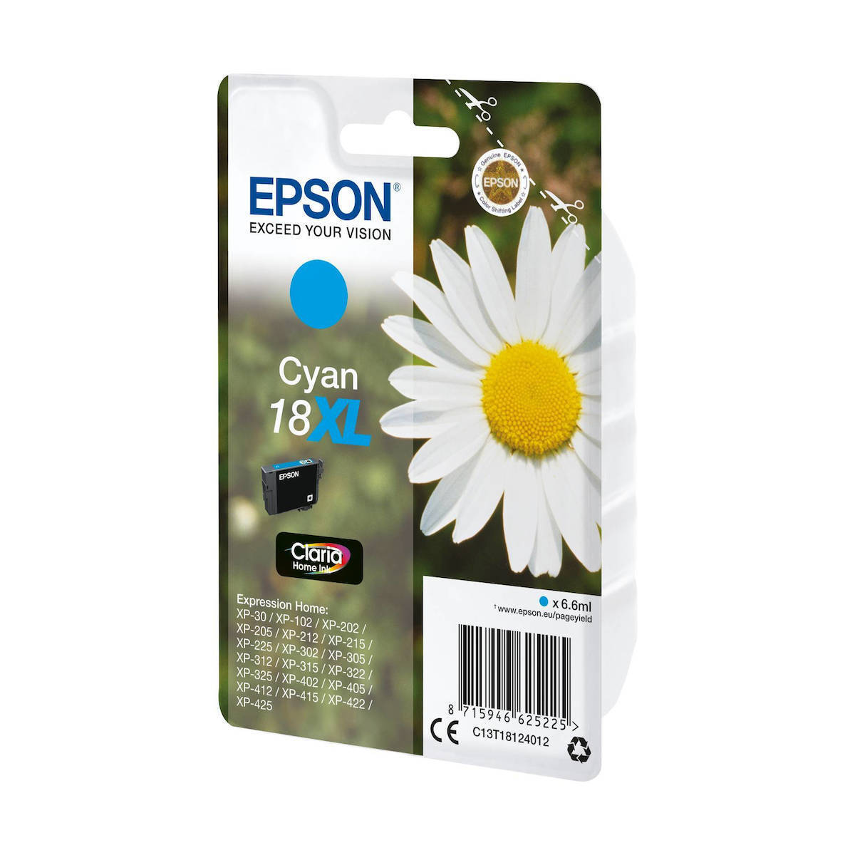 Epson 18XL Γνήσιο Μελάνι Εκτυπωτή InkJet Κυανό (C13T18124010 C13T18124012) - Image 5