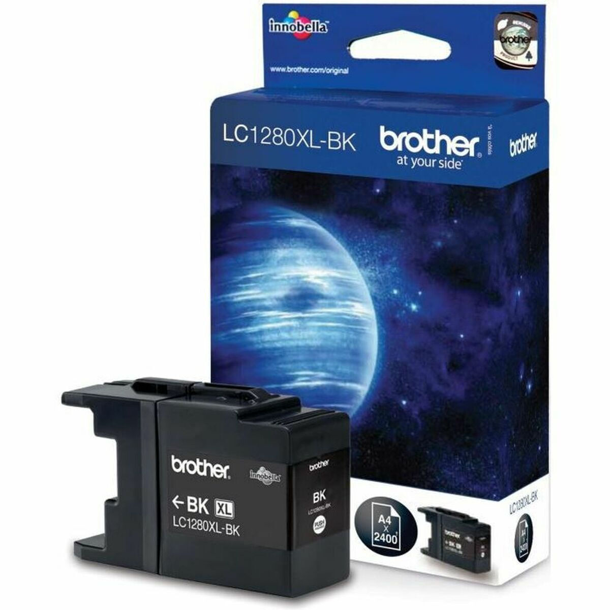 Brother LC1280XL Γνήσιο Μελάνι Εκτυπωτή InkJet Μαύρο (LC-1280XLBK)