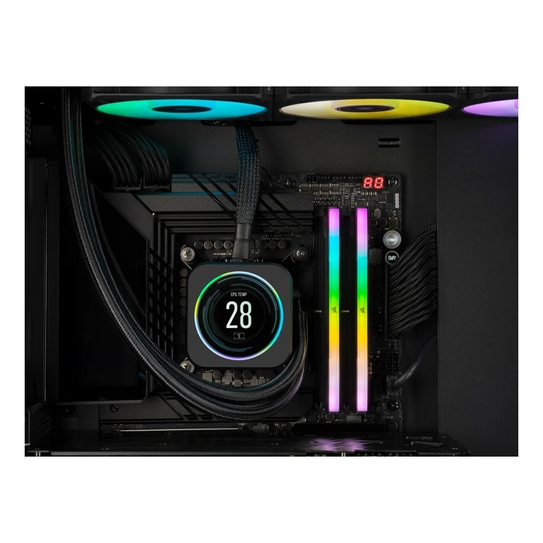 Corsair Vengeance RGB DDR5 32GB RAM με 2x16GB Modules και Ταχύτητα 6000 για Desktop CMH32GX5M2E6000Z36 - Image 7