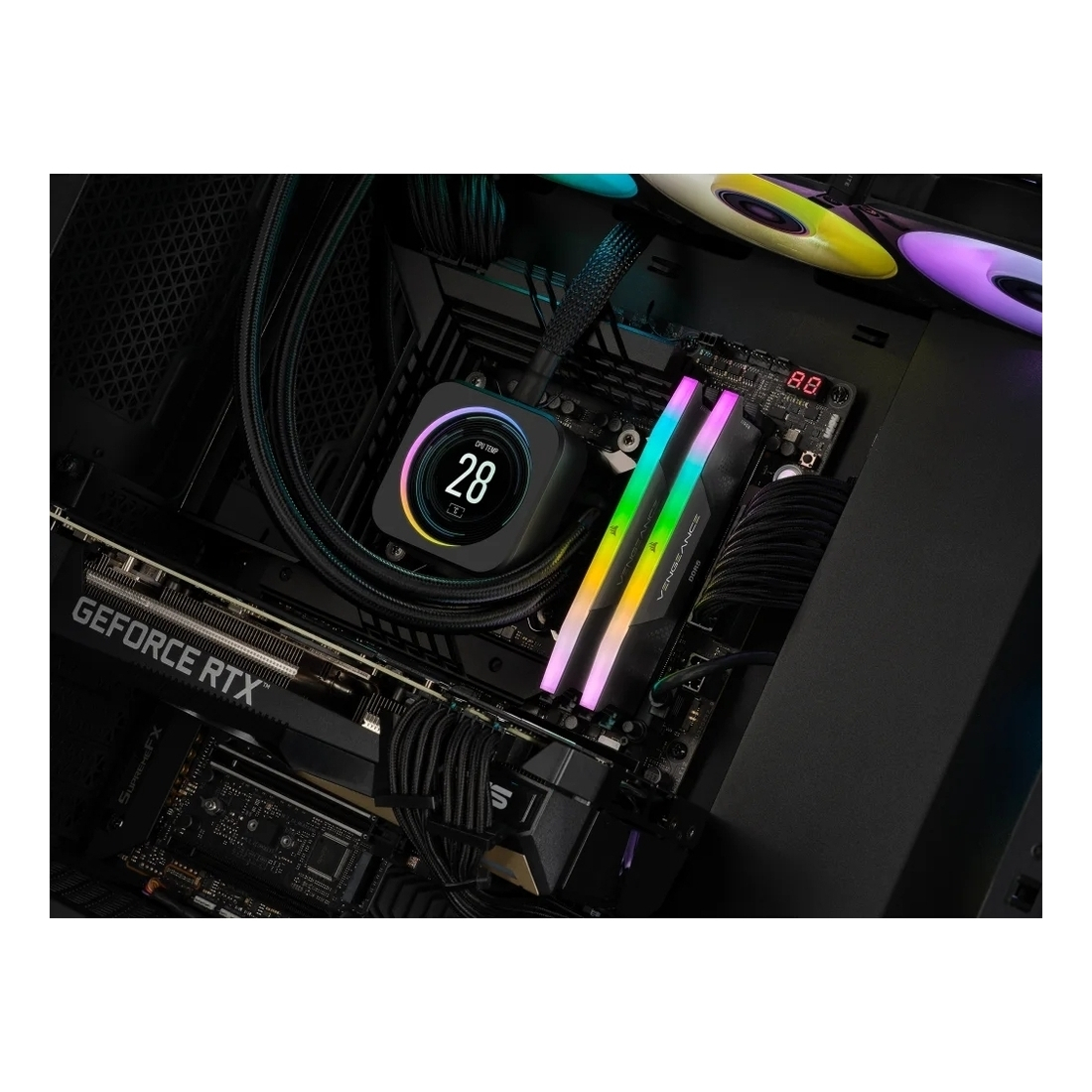 Corsair Vengeance RGB DDR5 32GB RAM με 2x16GB Modules και Ταχύτητα 6000 για Desktop CMH32GX5M2E6000Z36 - Image 8