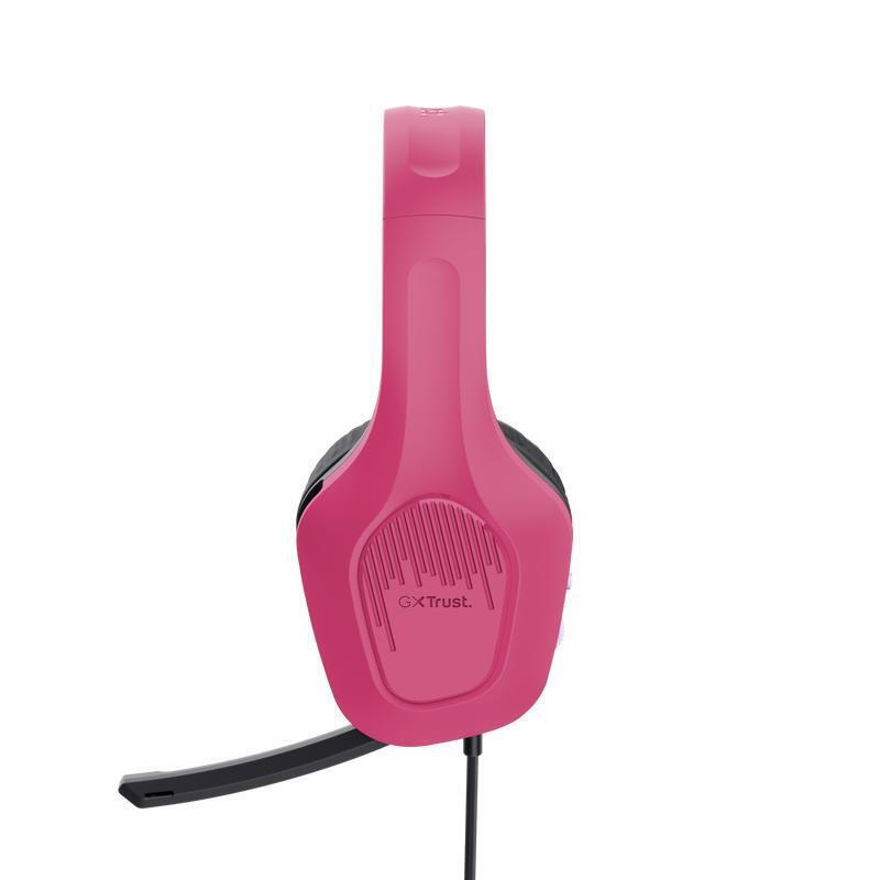 Trust GXT 415 Zirox Over Ear Gaming Headset με σύνδεση 3.5mm Ροζ - Image 5
