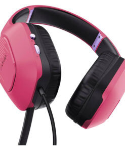 Alternative view of Trust GXT 415 Zirox Over Ear Gaming Headset με σύνδεση 3.5mm Ροζ