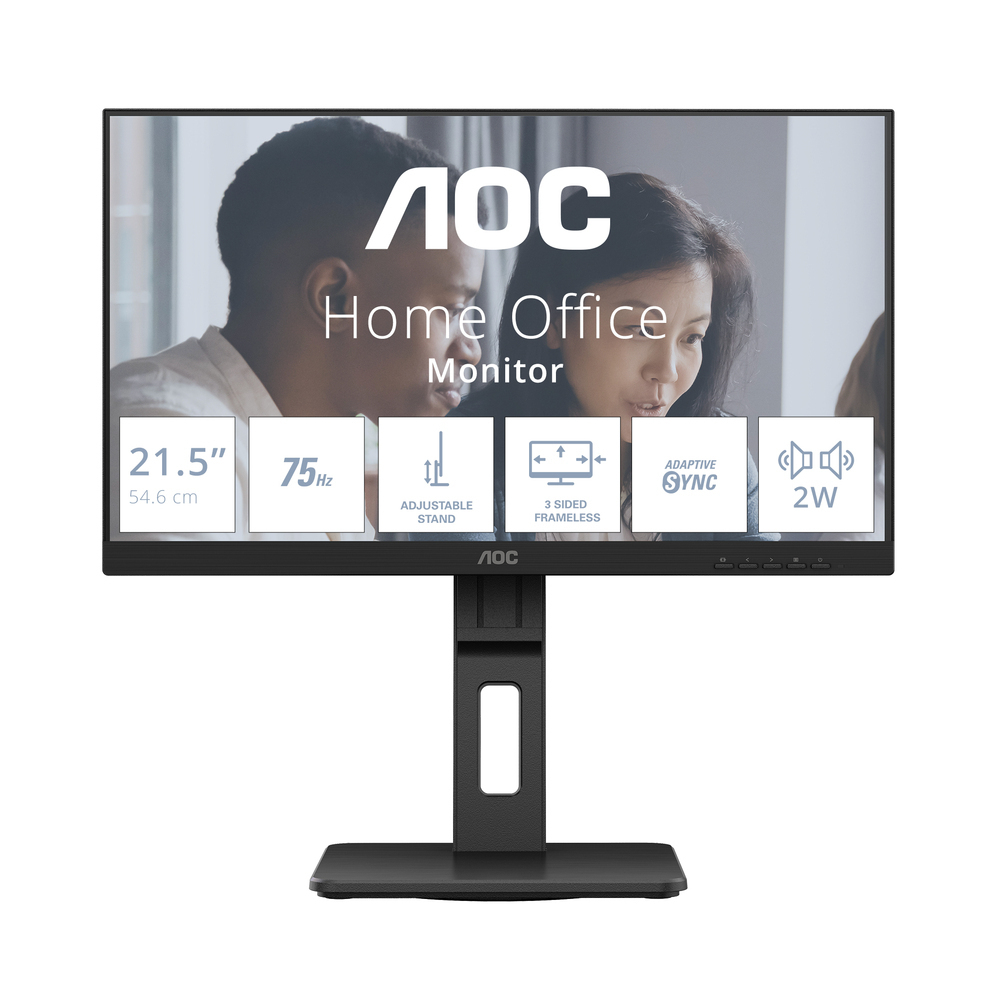 AOC 22E2UMF 21.5" VA HDR FHD 1920x1080 - Image 3