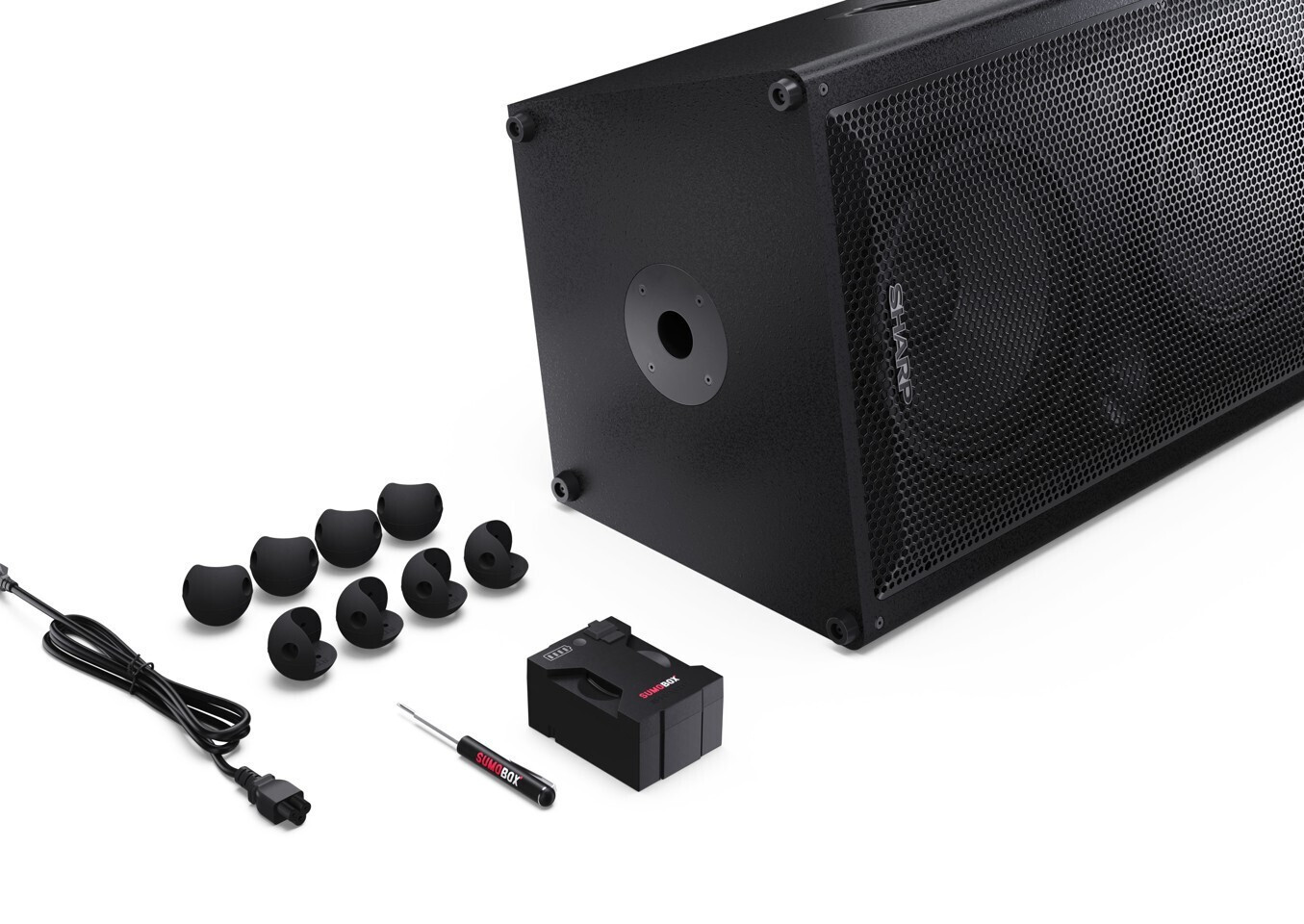 Sharp Ηχείο με λειτουργία Karaoke SumoBox Pro σε Μαύρο Χρώμα - Image 5