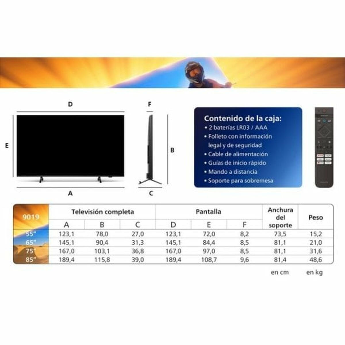 Philips Smart 55" 4K Mini LED PML9019 (2024) - Image 3