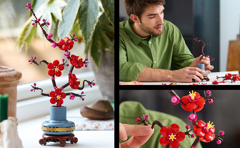 Lego Botanical Collection Plum Blossom Set για 18+ Ετών 327τμχ - Image 3